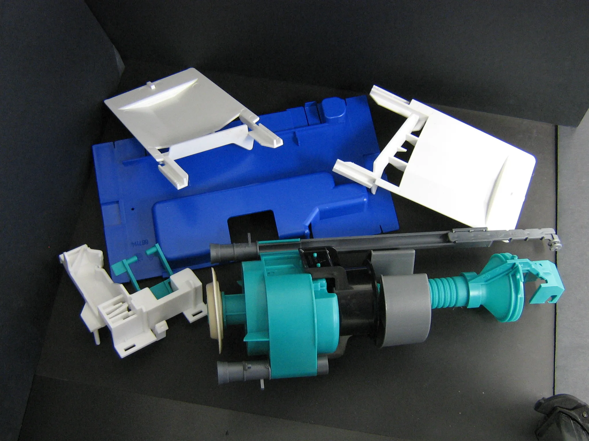 Conversion kit, without flushing plate