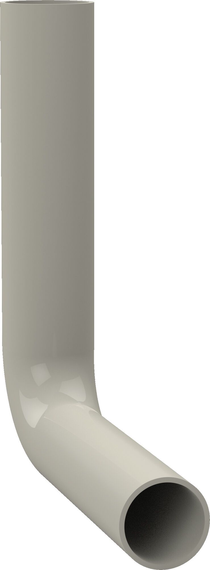 Flush pipe elbow, 230 x 210 mm, pergamon