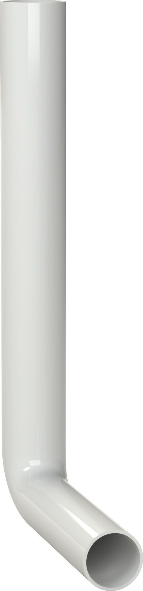 Flush pipe elbow 380 x 210 mm, white