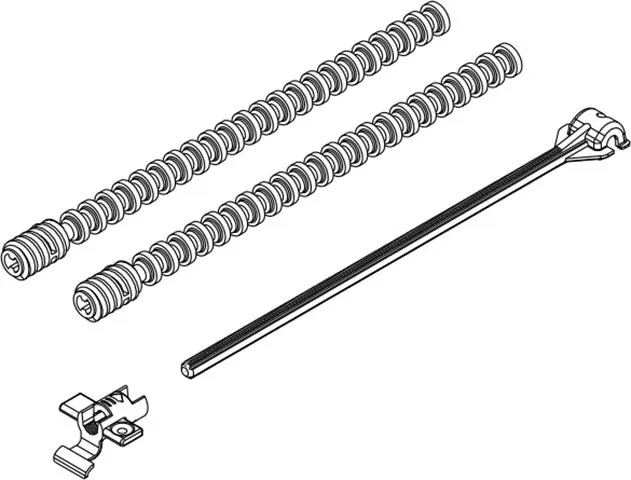 Set of fixation pins and control pins for XS, 380, 3800 FI plates