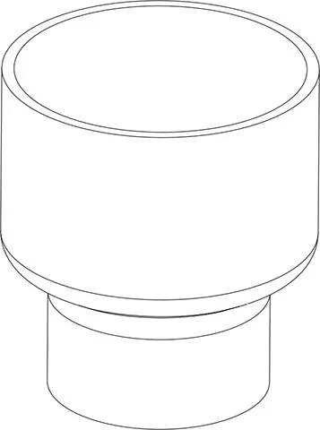 Flushpipe wrap-over connector seal No. 103