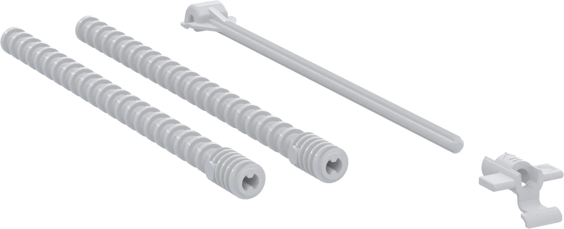 Set of fixation pins and control pins for XS, 380, 3800 FI plates