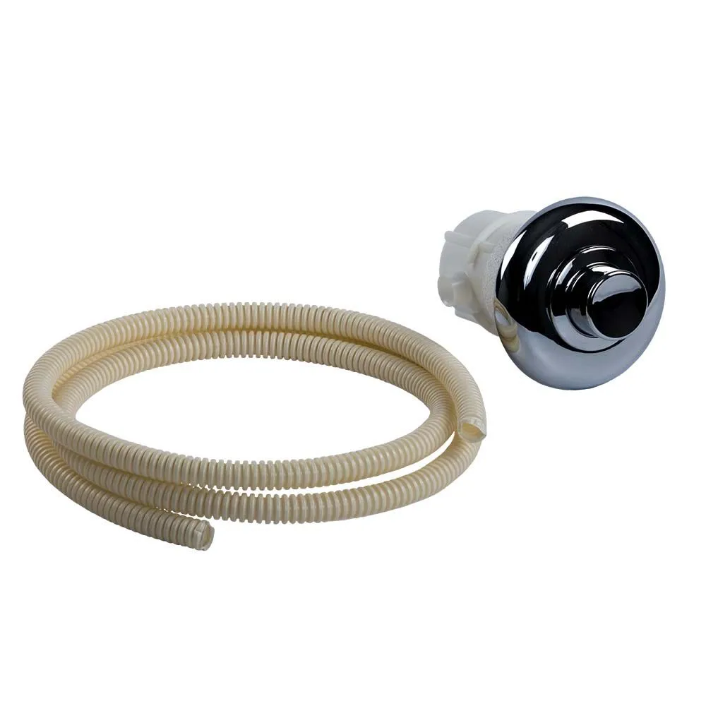 Push button hand switch, concealed installation, bright chrome