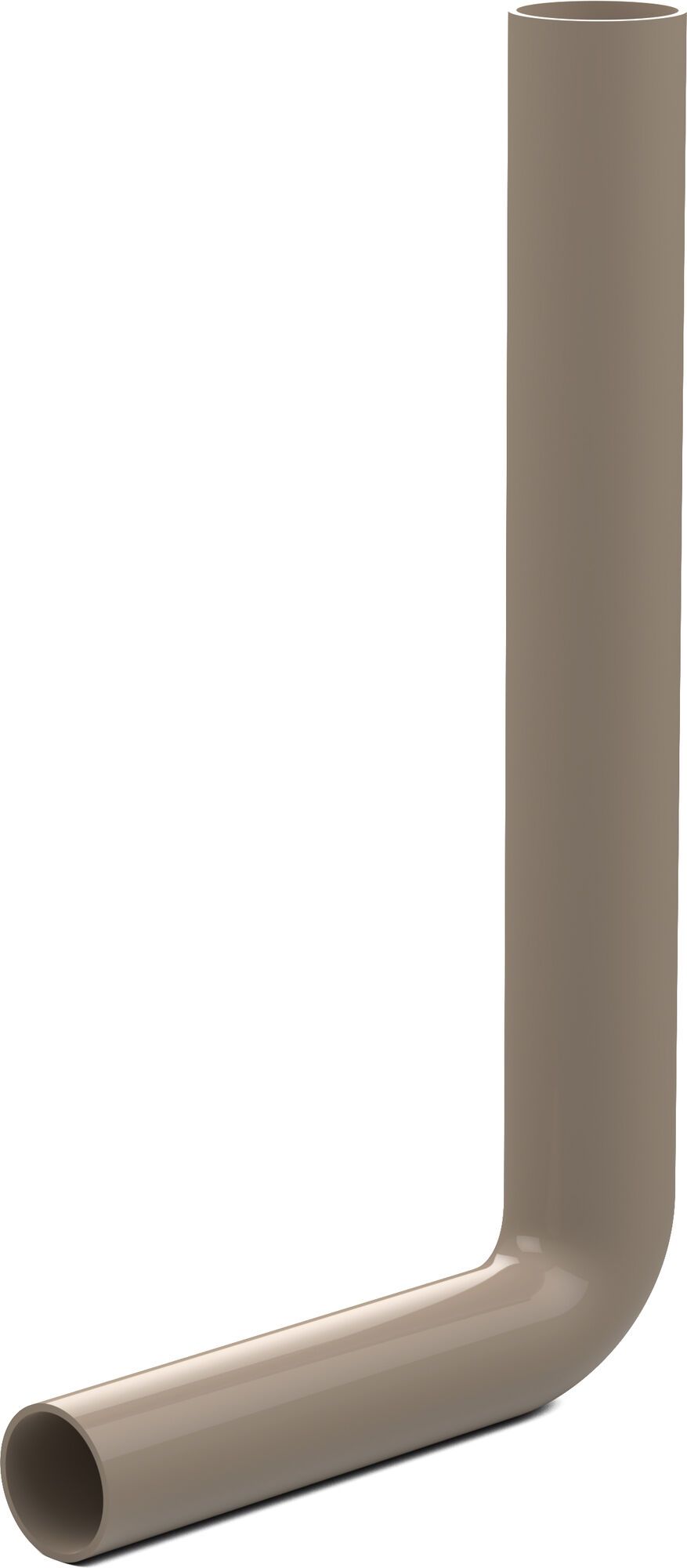 Flush pipe elbow 380 x 210 mm, beige