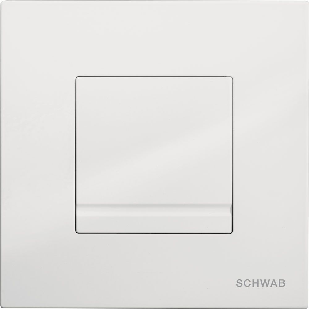 Flushing plate ARTE, white
