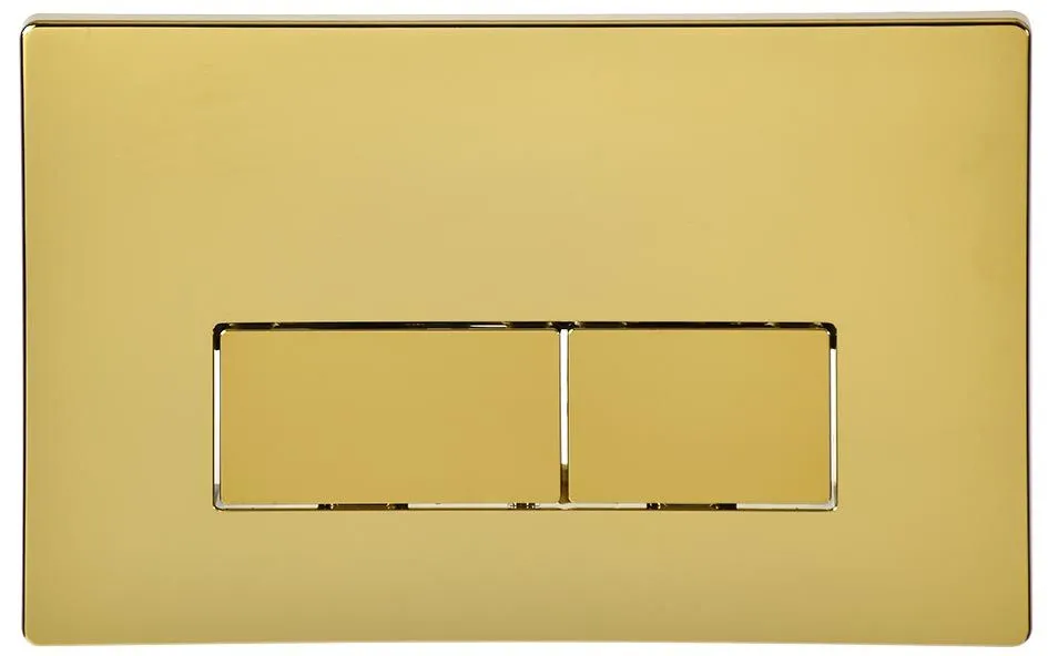 Flushing plate PLUTO, gold