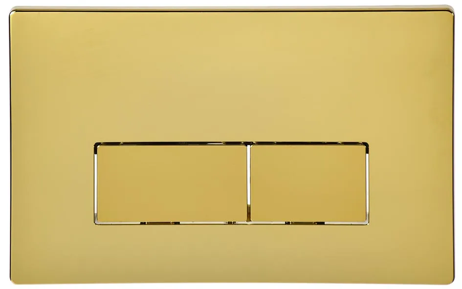 Flushing plate PLUTO, gold