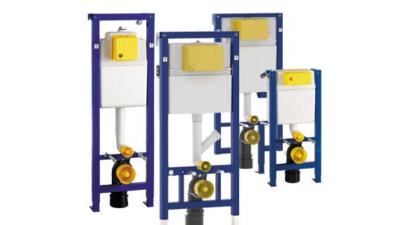 Spare parts for concealed cisterns