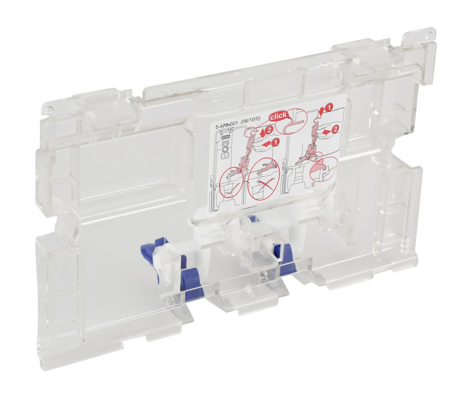 Cover plate with setting levers