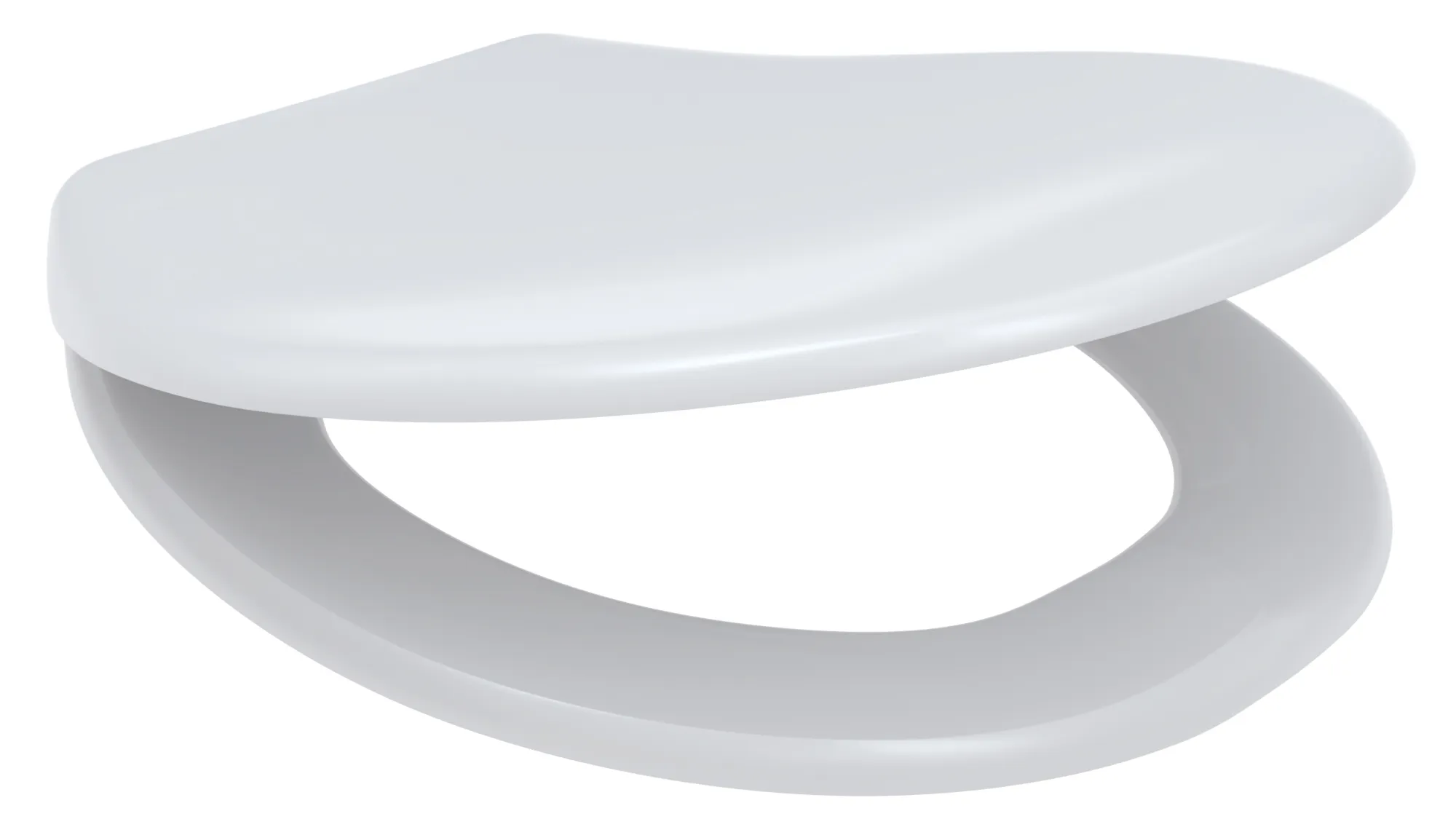 Toilet seat Leo, white