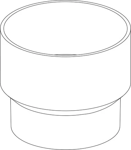 Flow reducer for exposed cisterns