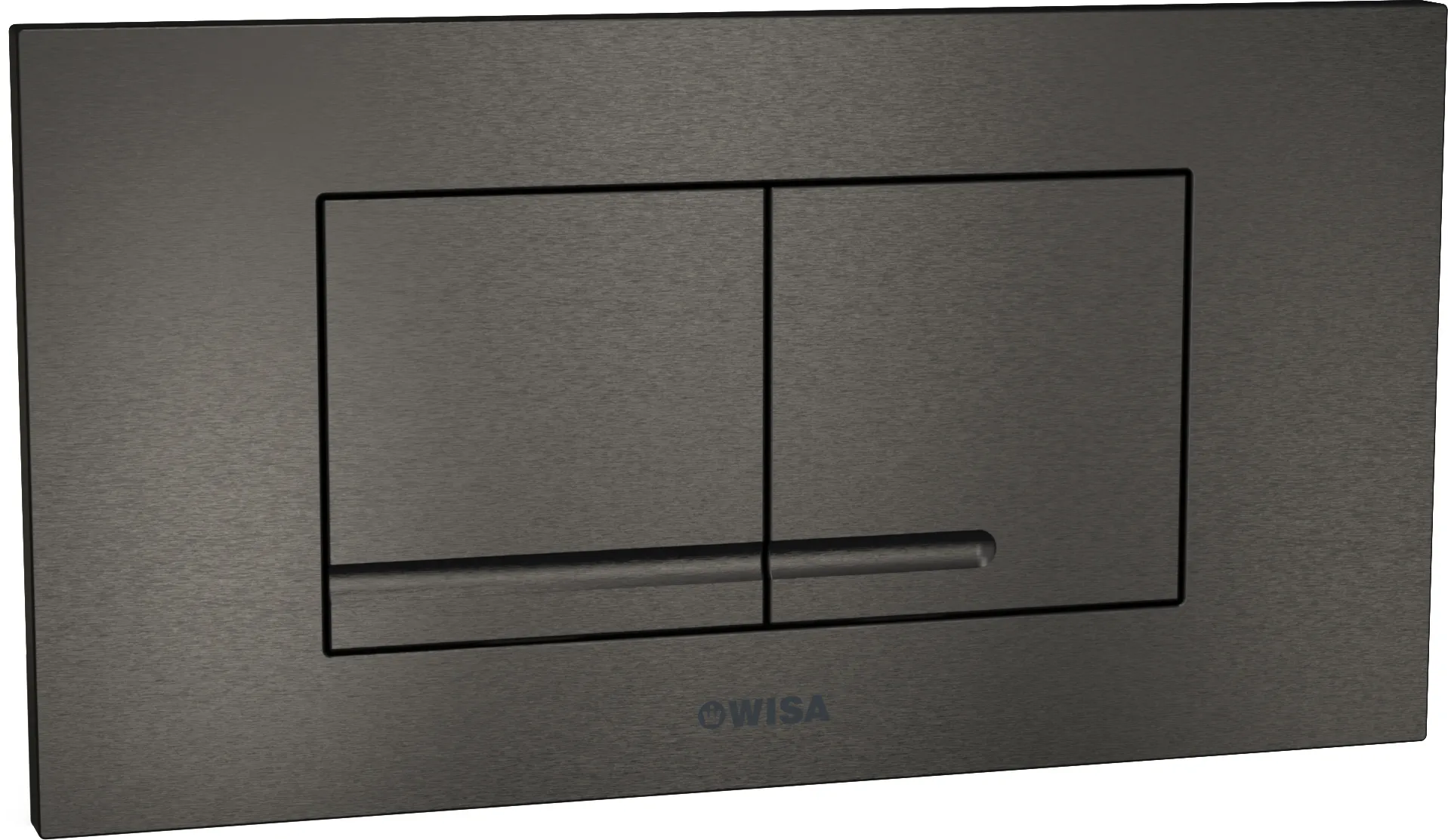 Flushing plate KANTOS, black titanium