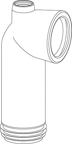 WC discharge elbow 303M