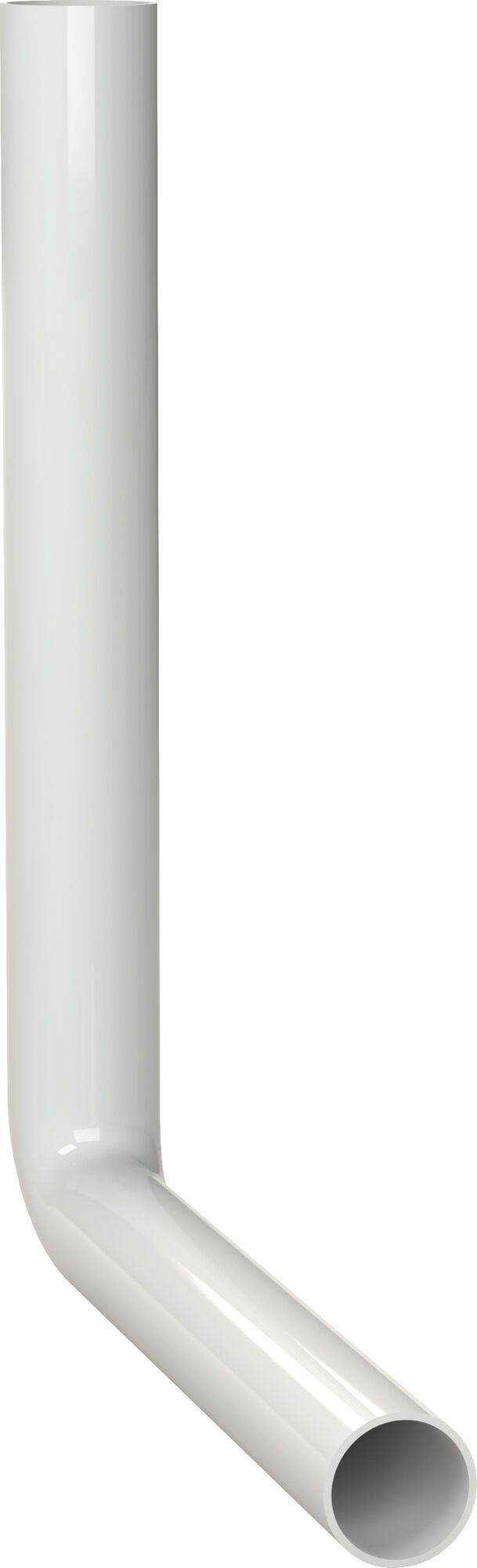 Flush pipe elbow 390 x 350 mm, white