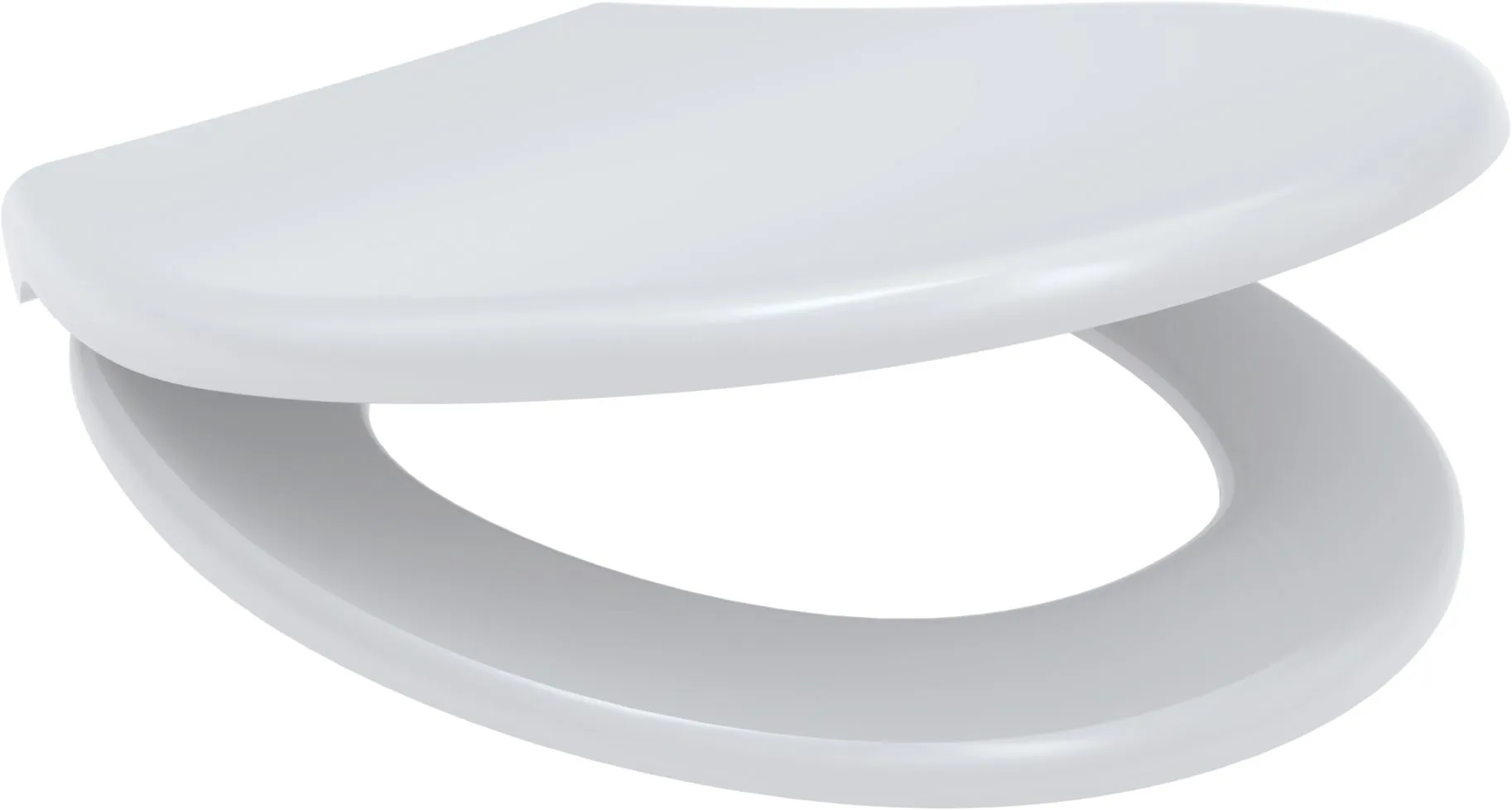 Toilet seat Libra, white, quick release