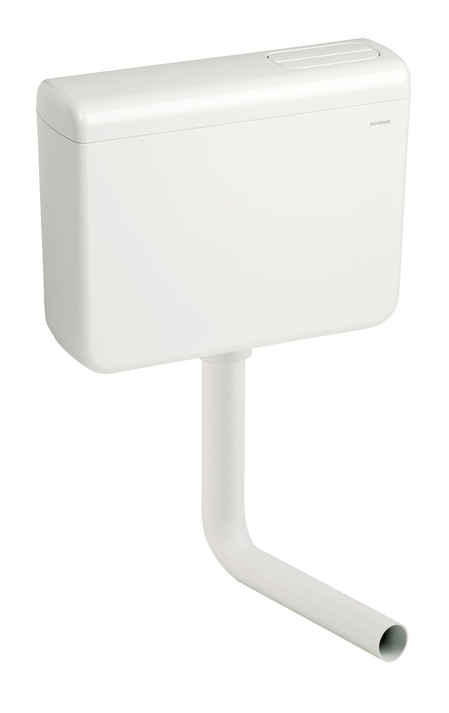 Exposed cistern AP412 PS, white