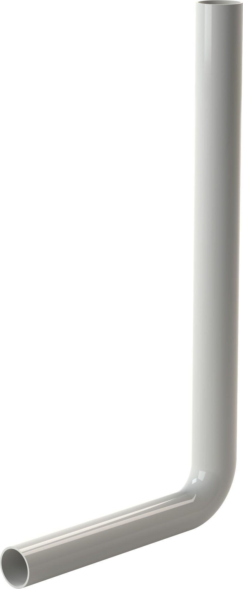 Flush pipe elbow 550 x 300 mm, white