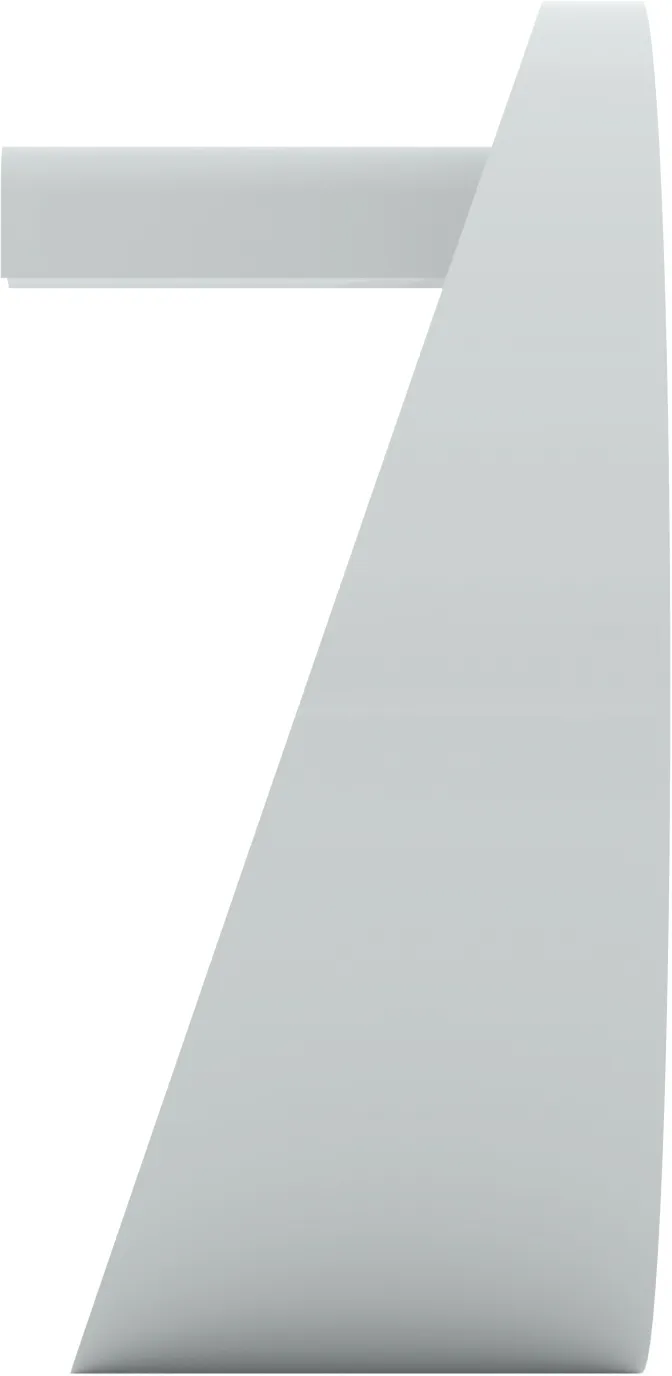 Spacer, cisterns W1000, AP270, Crystal/Crystal Duo, white