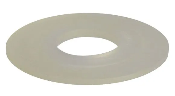 Flange gasket for flush valve