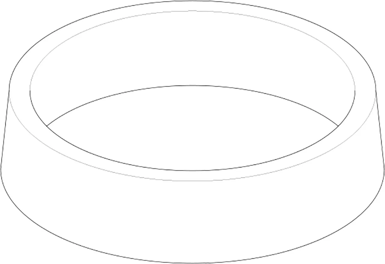 Flushing cistern outlet seal