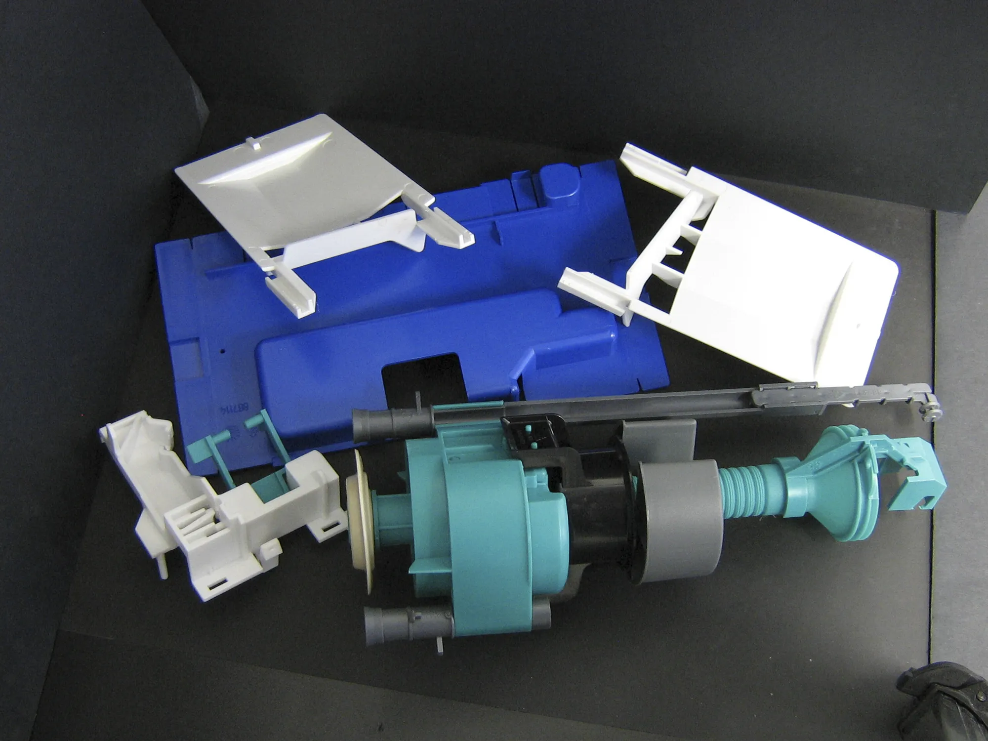 Conversion kit, without flushing plate