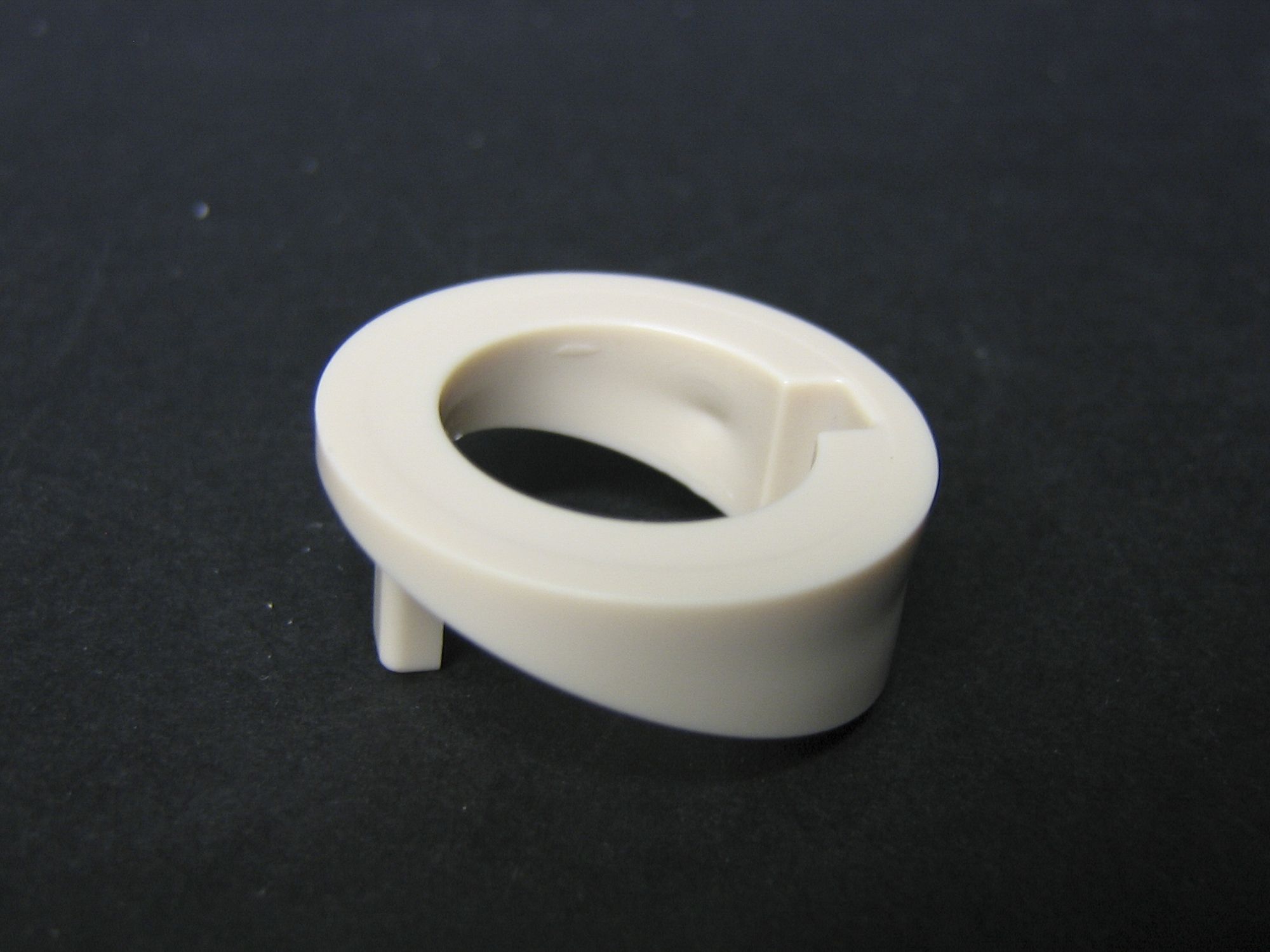 Fixation ring, beige