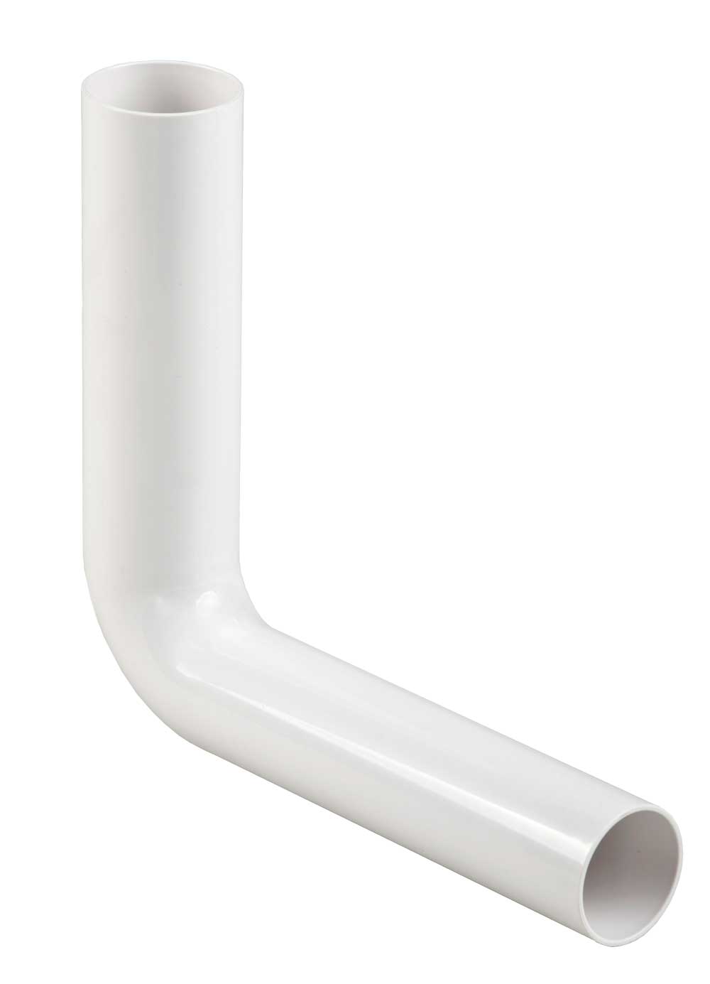 Flush pipe elbow 270 x 220 mm, white