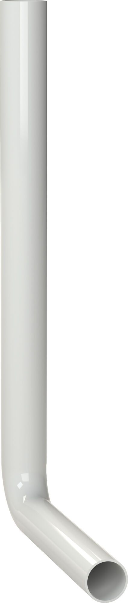 Flush pipe elbow 550 x 300 mm, white