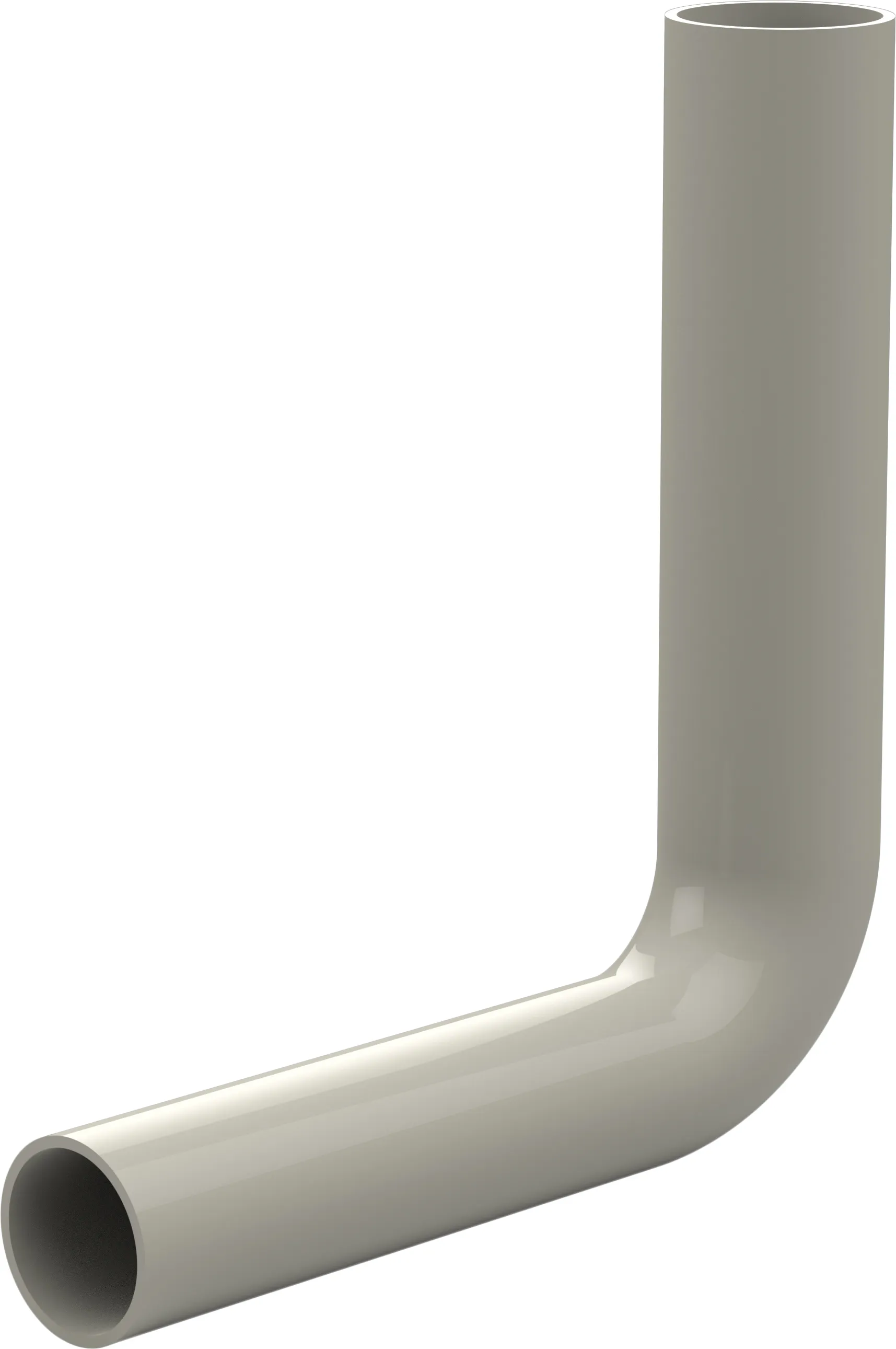 Flush pipe elbow, 230 x 210 mm, pergamon