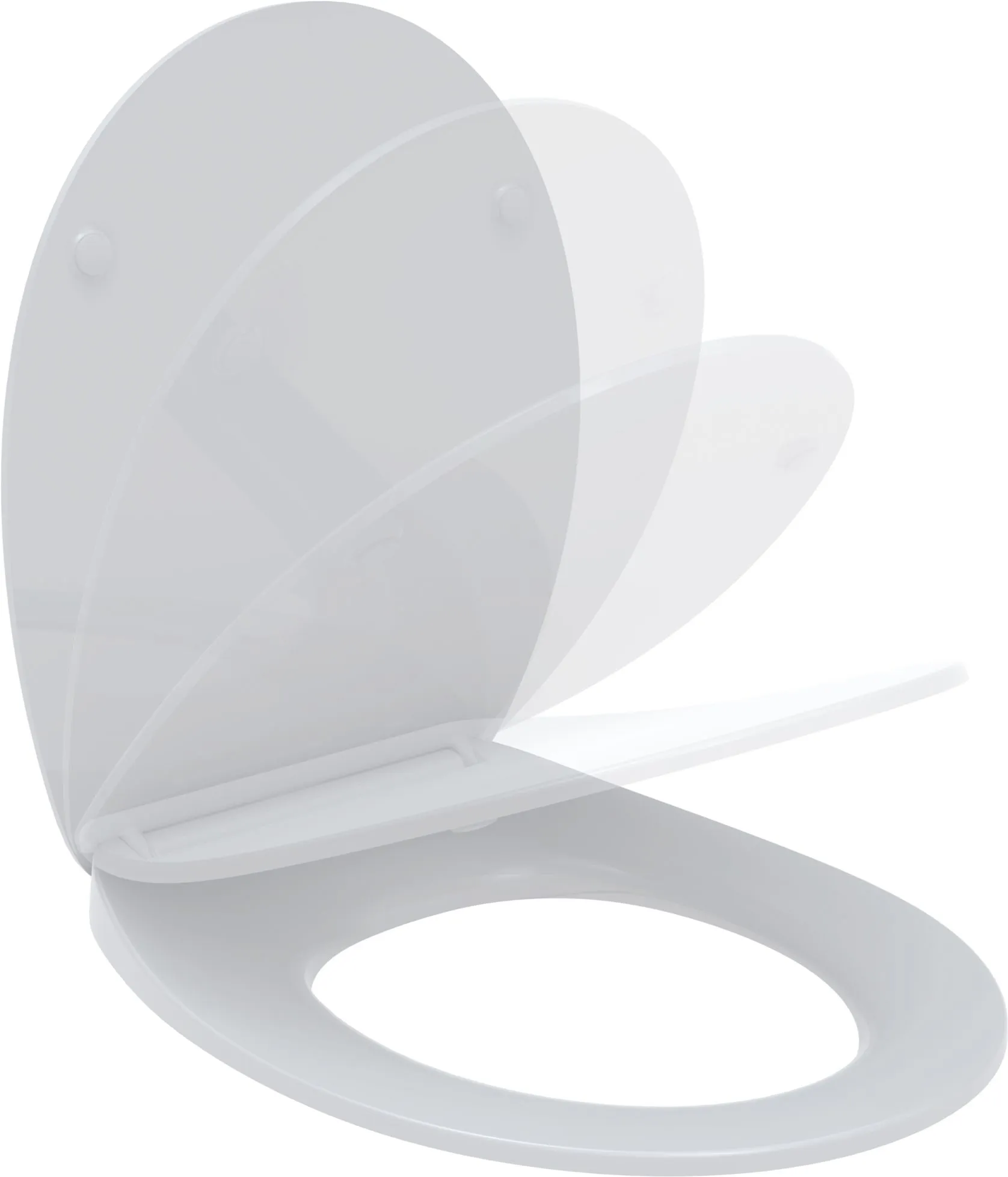 Toilet seat Aquarius S, white