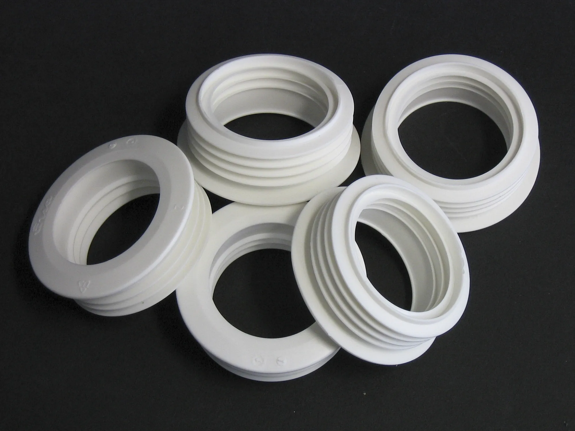 WC flush pipe connector seals (5 pcs)