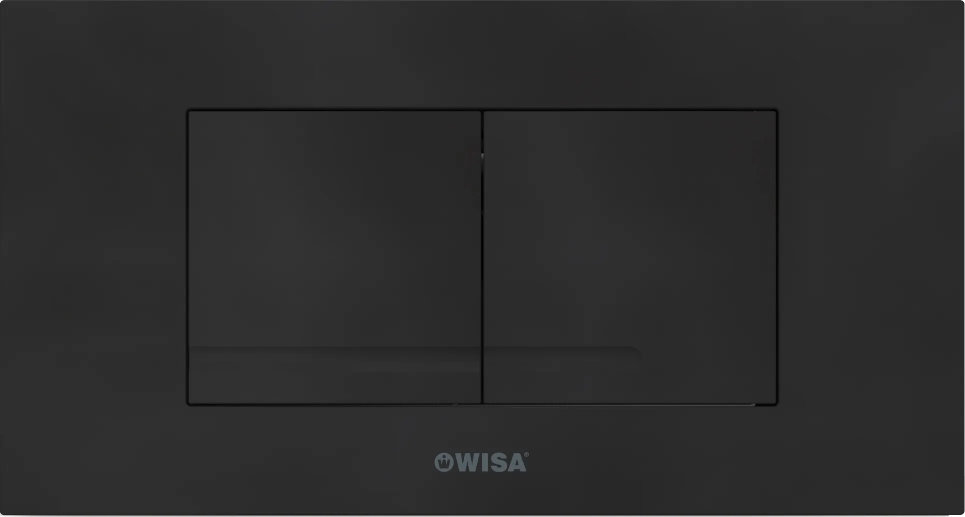 Flushing plate KANTOS, matt black