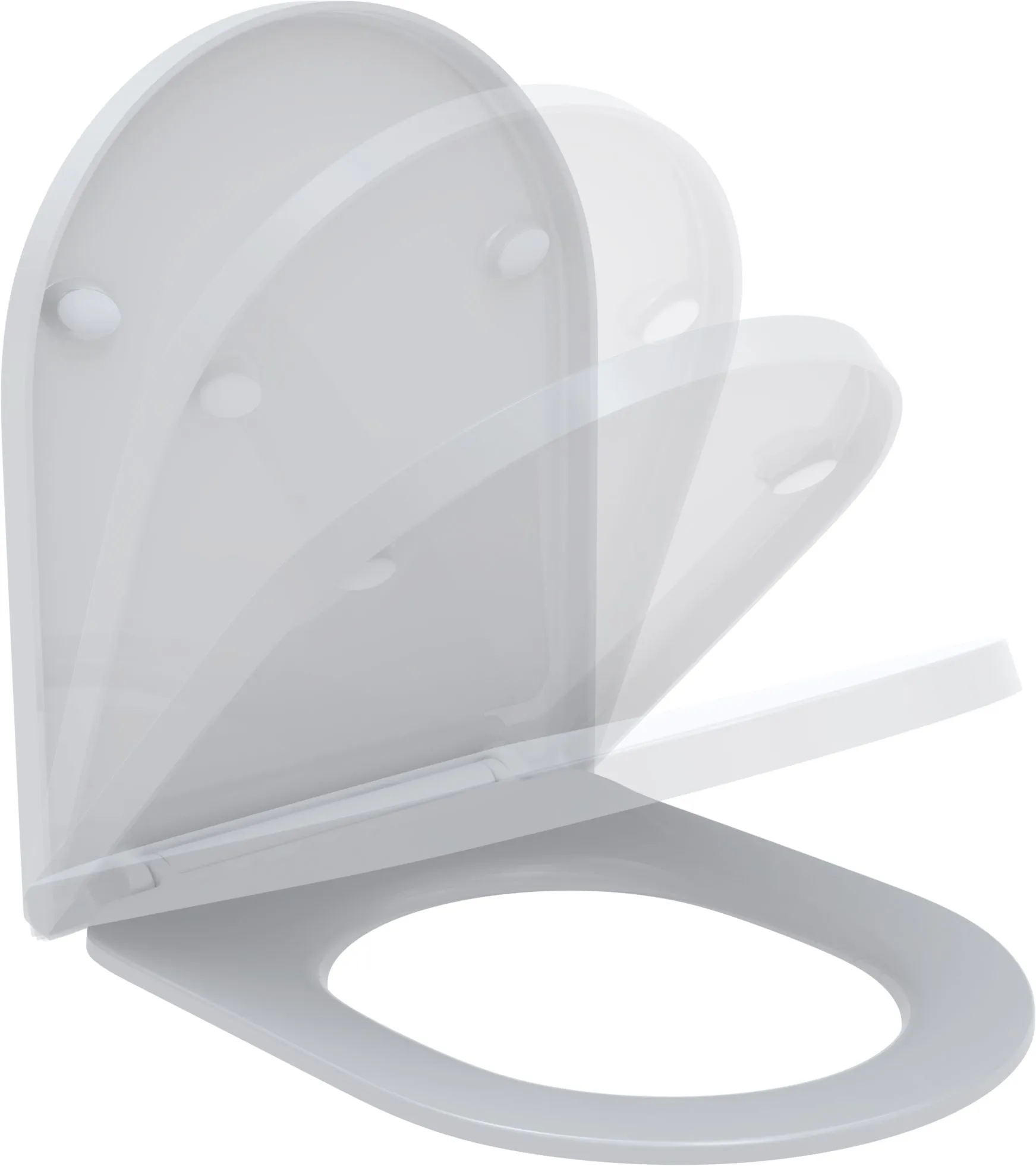 Toilet seat Zodiac S, white